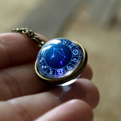 Collana zodiaco bifronte