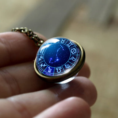 Collana zodiaco bifronte