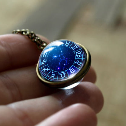 Collana zodiaco bifronte