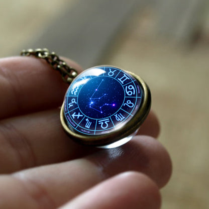 Collana zodiaco bifronte