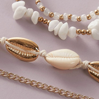 Set 4 cavigliere spiaggia