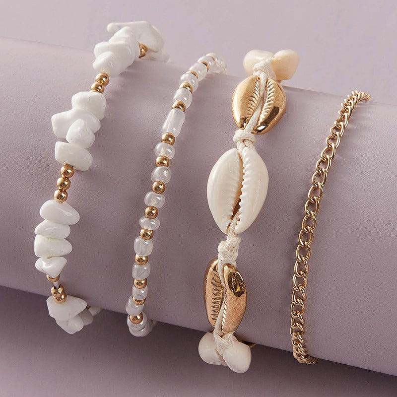 Set 4 cavigliere spiaggia