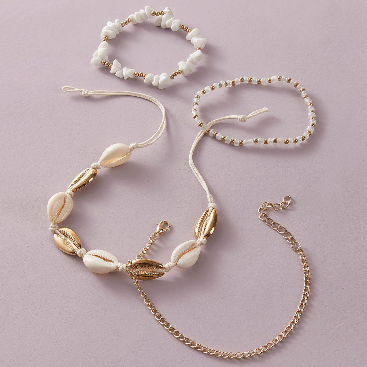 Set 4 cavigliere spiaggia