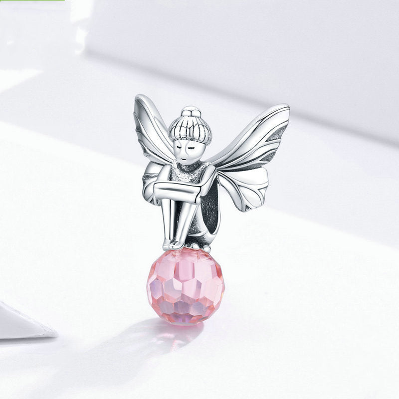 Braccialetto argento sterling con perline
