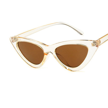 Occhiali da sole cat eye con inserto