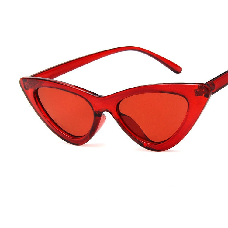 Occhiali da sole cat eye con inserto