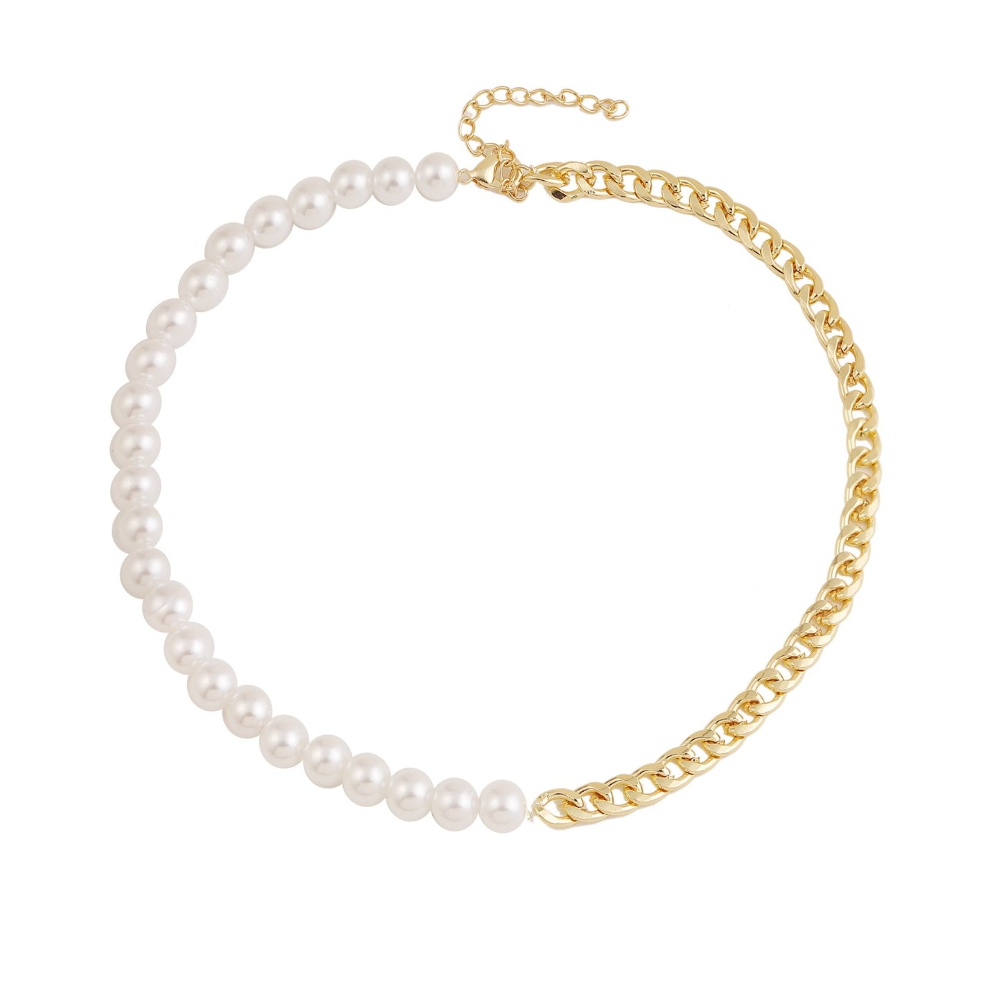 Collana perla naturale multifilo con moneta
