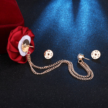 Spilla rosa a nappe