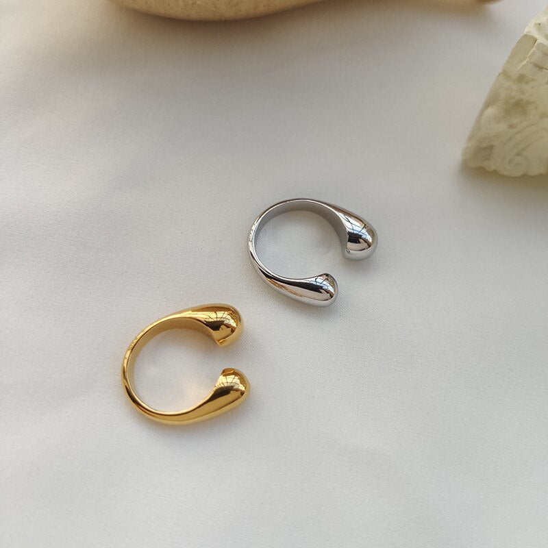 Anello regolabile placcato oro