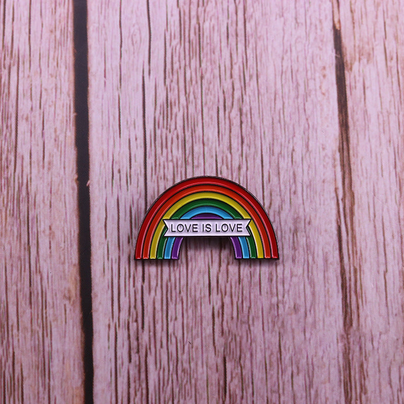 Spilla arcobaleno pride