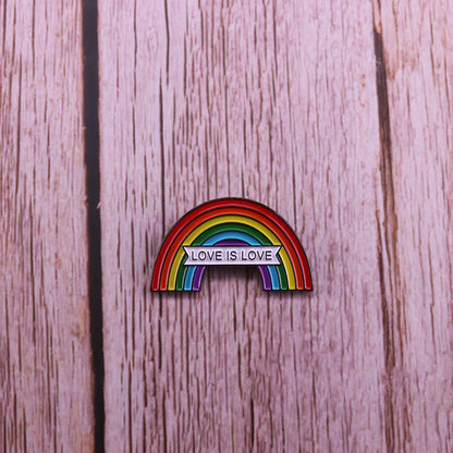 Spilla arcobaleno pride