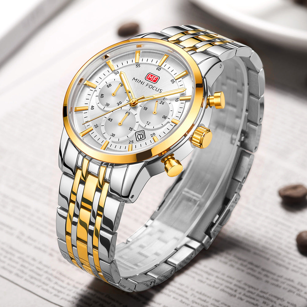 Orologio quarzo quadrante grande impermeabile