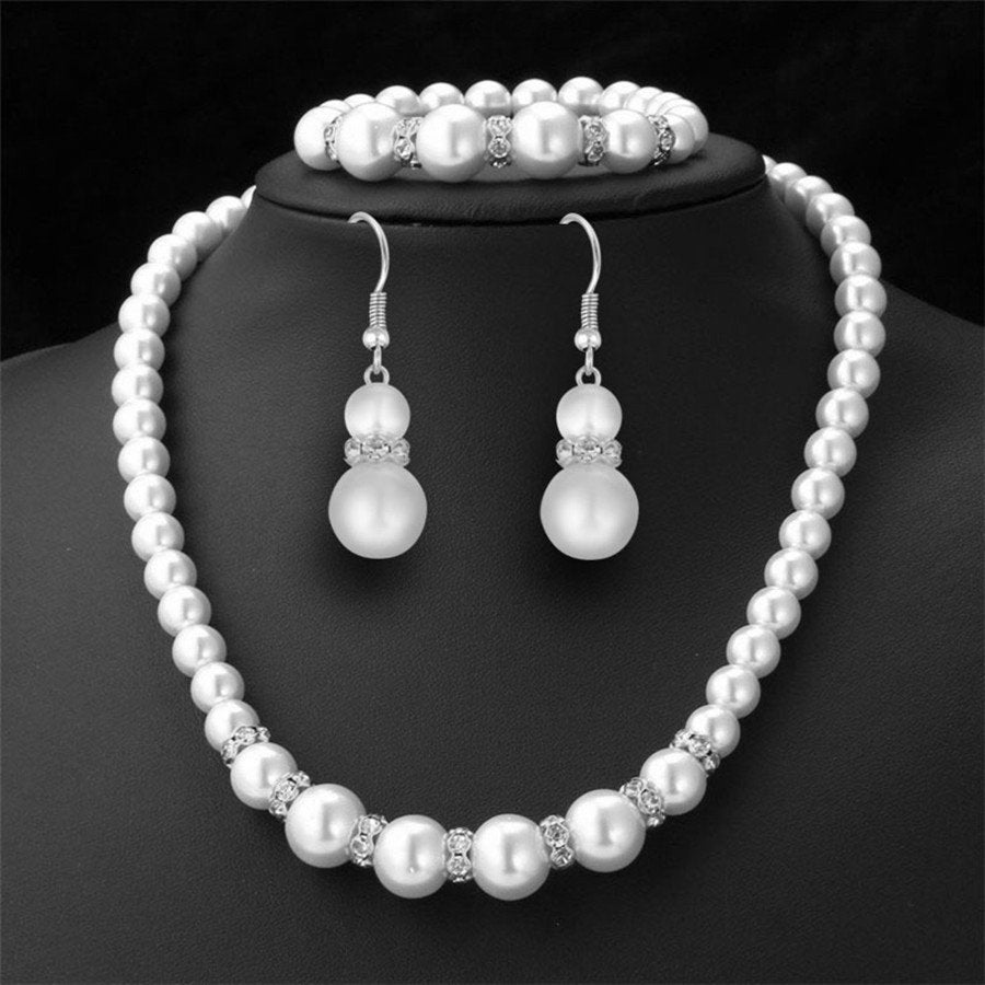 Set 3 Pezzi Perle