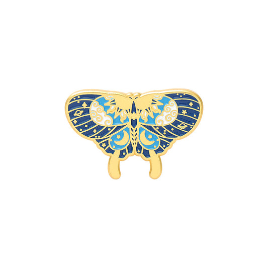 Spilla farfalla blu