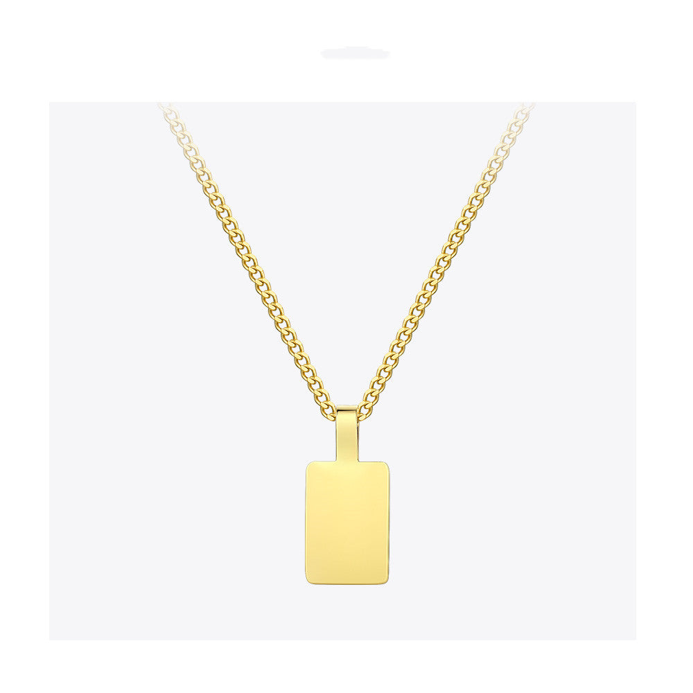 Collana pendente specchio