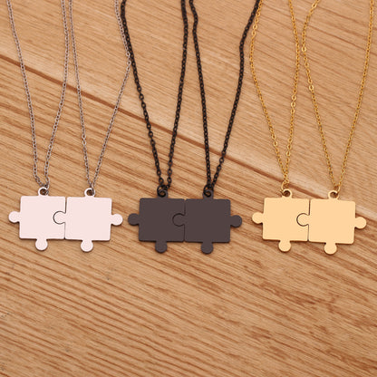 Collana puzzle geometrica