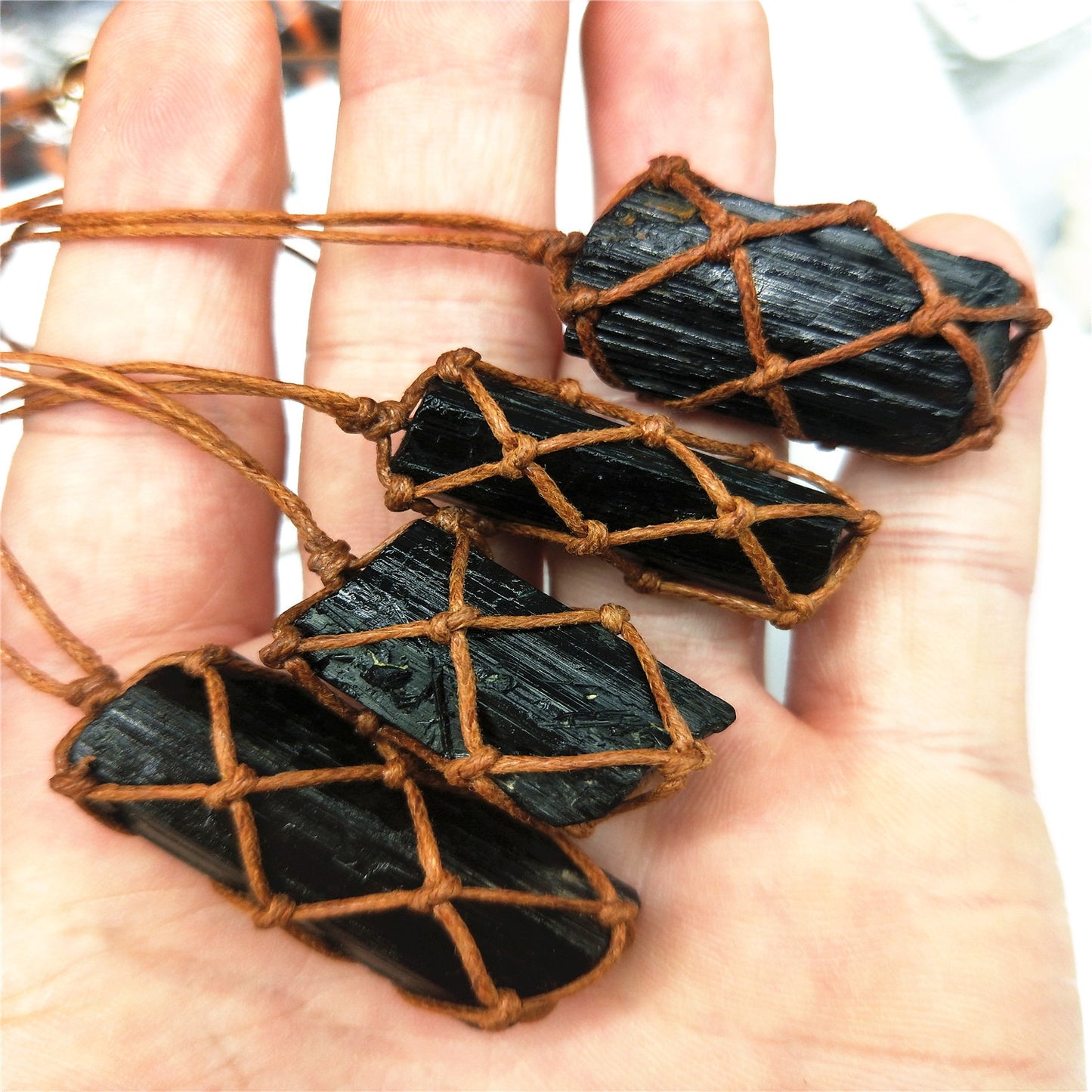 Collana tormalina nera