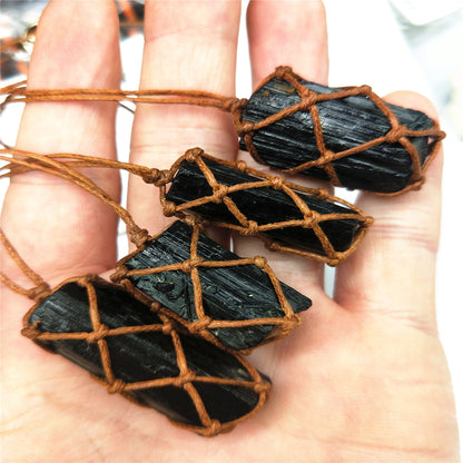 Collana tormalina nera