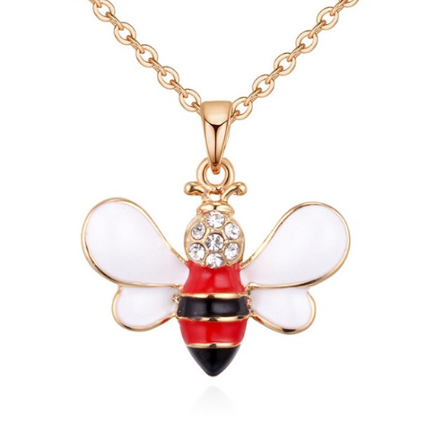 Collana ape smaltata
