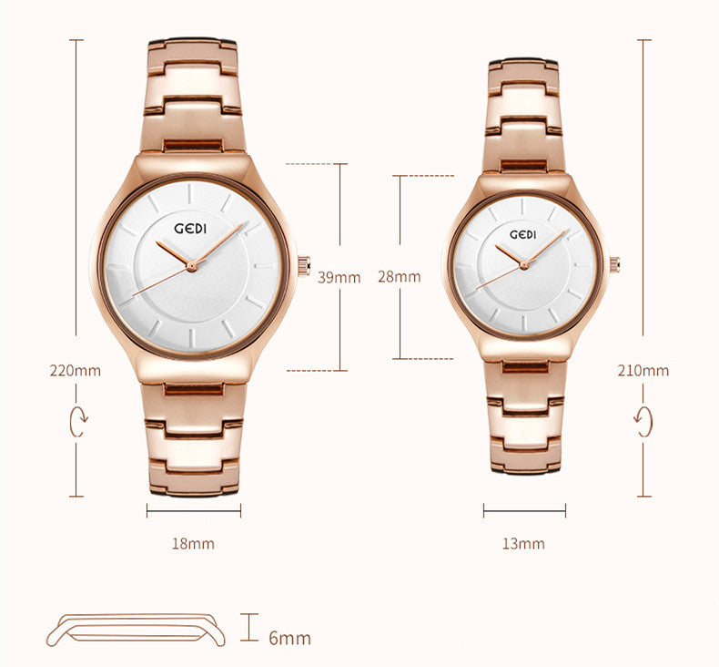 Orologio da donna quarzo di coppia