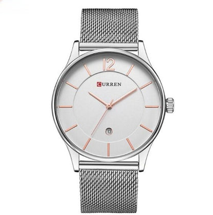 Orologio mesh quadrante grande