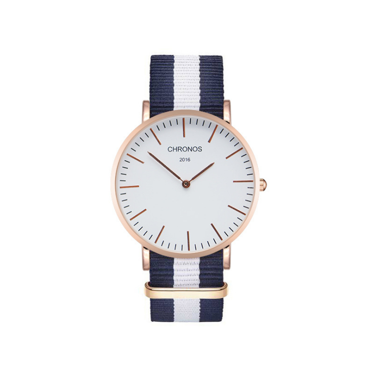Orologio cinturino intrecciato di coppia