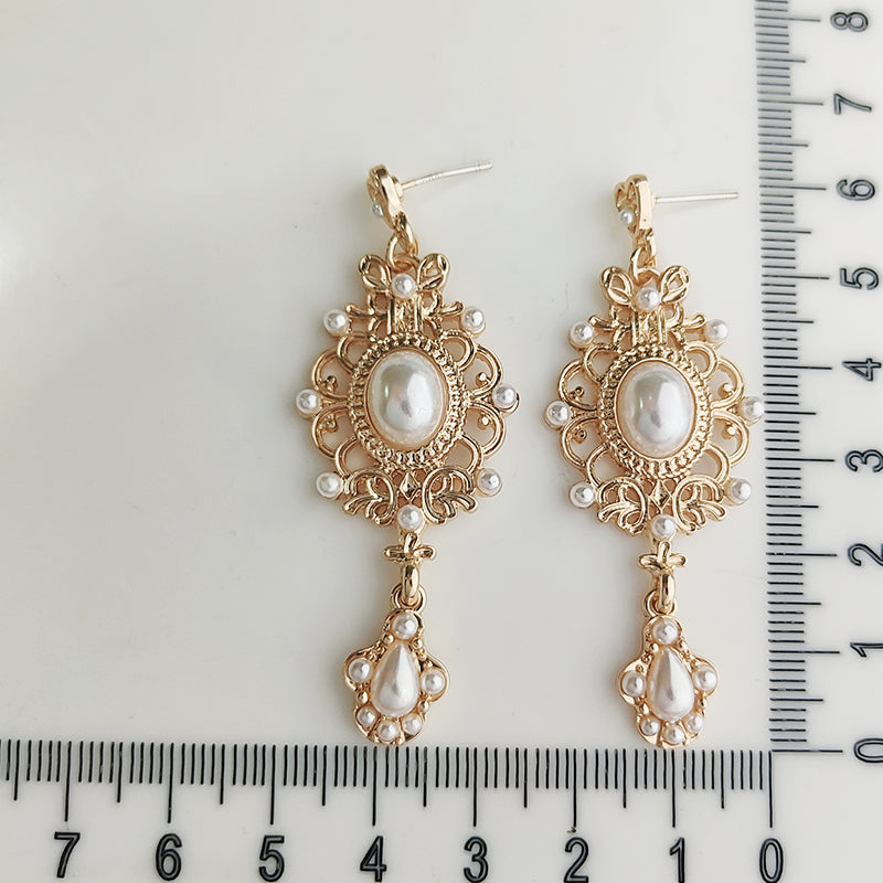 Orecchini perla barocco vintage