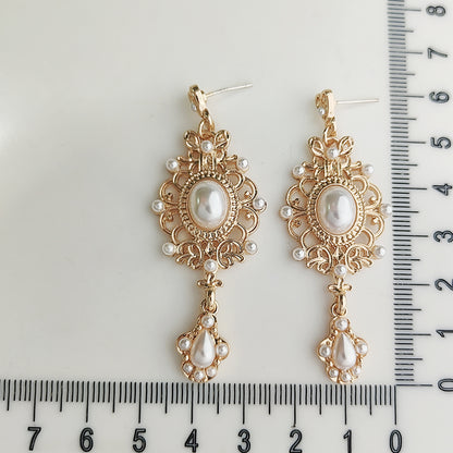 Orecchini perla barocco vintage