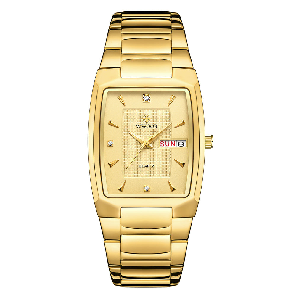 Orologio uomo quadrato impermeabile