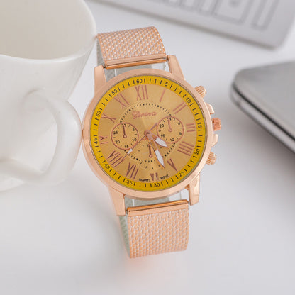 Orologio donna silicone cinturino a maglia