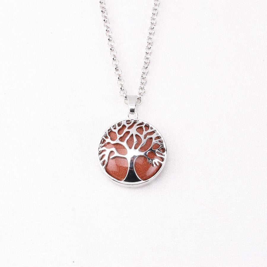 Collana albero della vita in pietra naturale