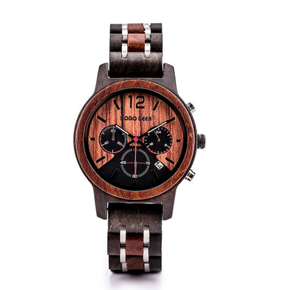Orologio uomo legno casual