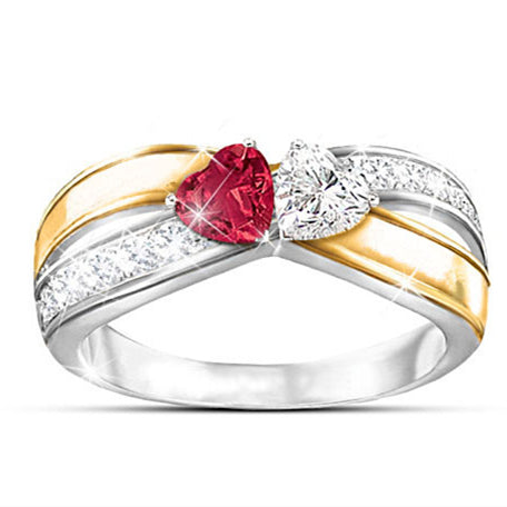 Anello Cuore Diamanti