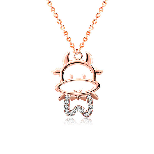 Collana argento toro