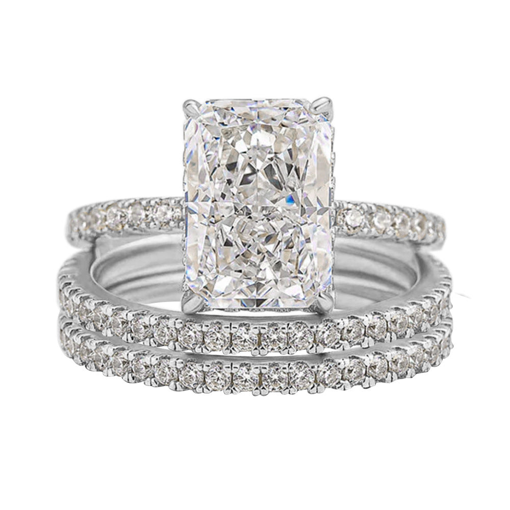 Anelli Zircone Fiore