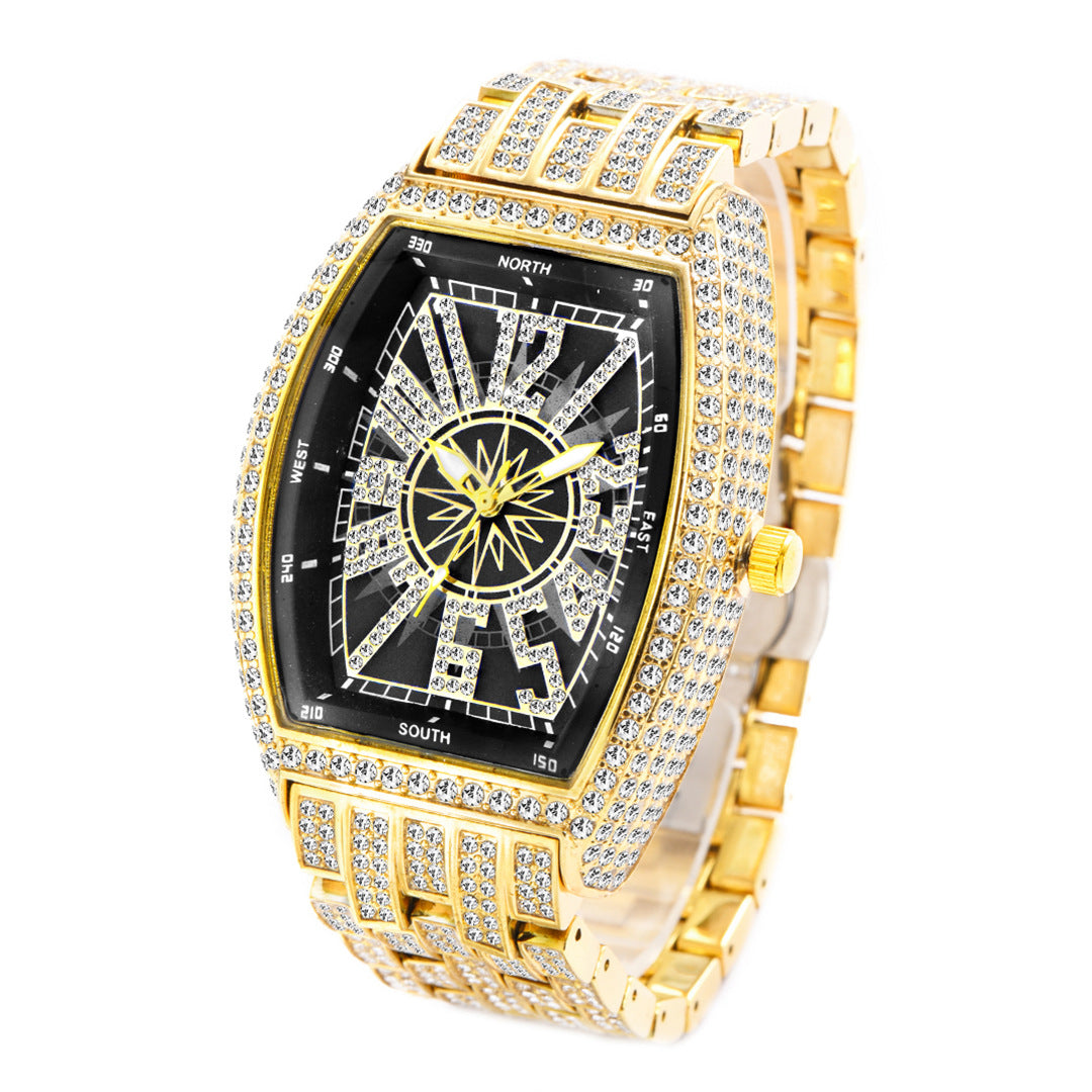 Orologio quadrante ampio a secchio