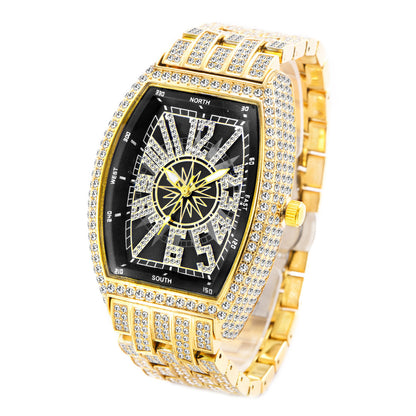Orologio quadrante ampio a secchio