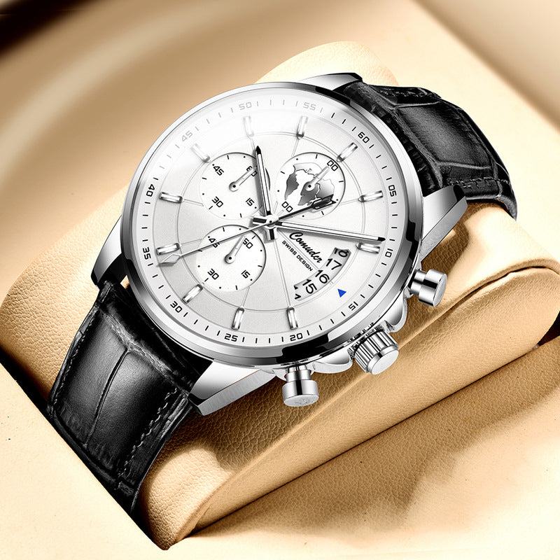 Orologio automatico da uomo impermeabile luminoso calendario
