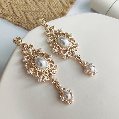 Orecchini perla barocco vintage