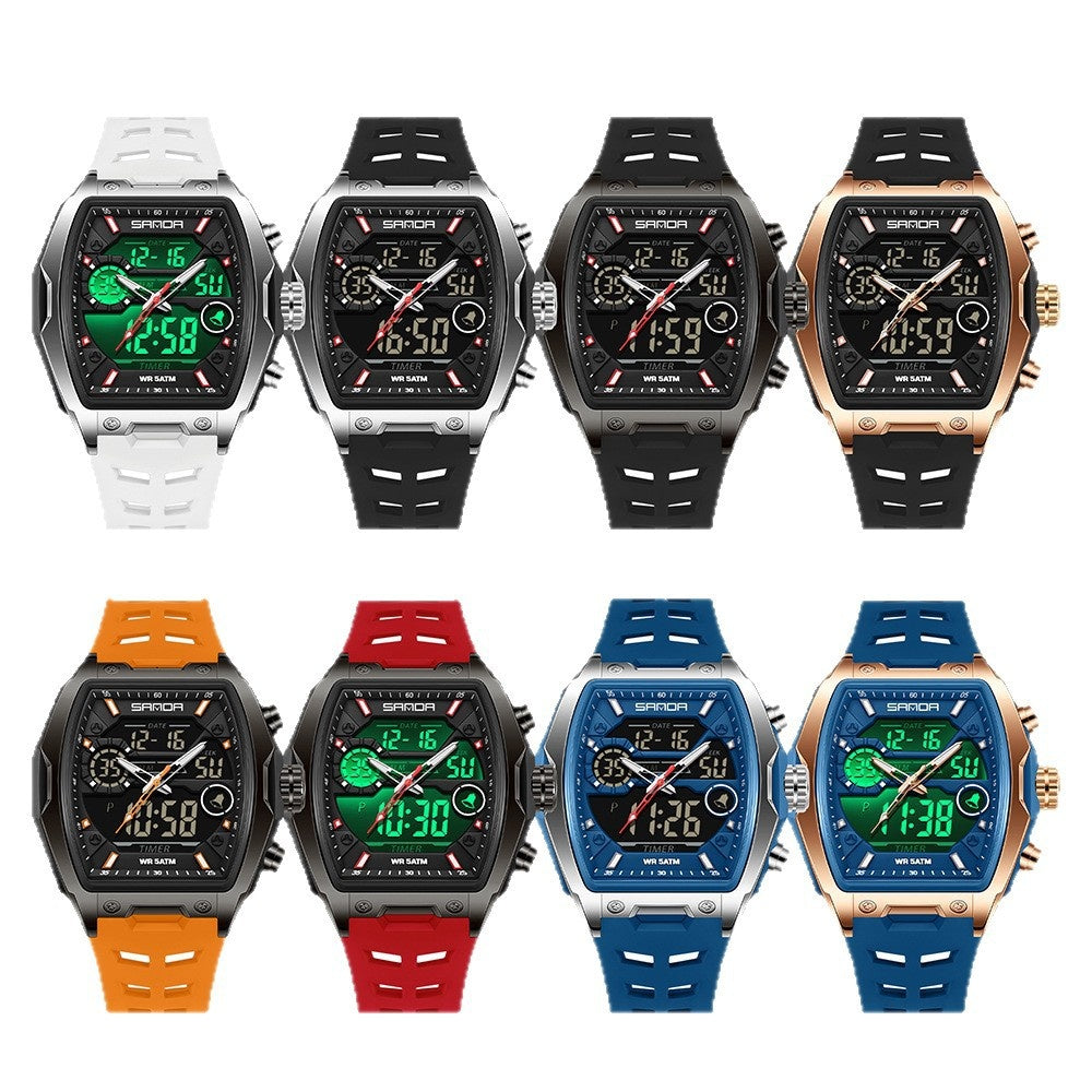 Orologio sportivo impermeabile a cilindro