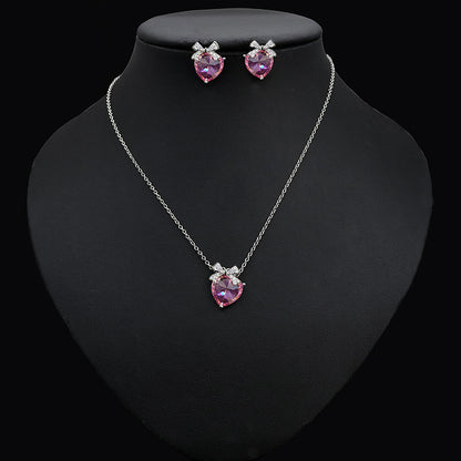 Set Collana e Orecchini con stud