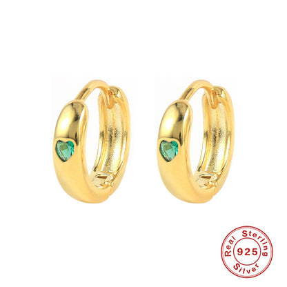 Orecchini a cuore in argento 925