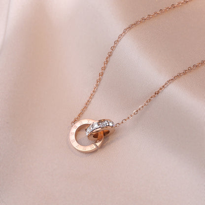 Collana oro rosa coreana