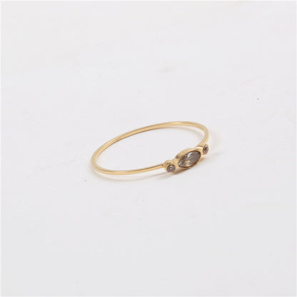 Anello zirconi giapponese