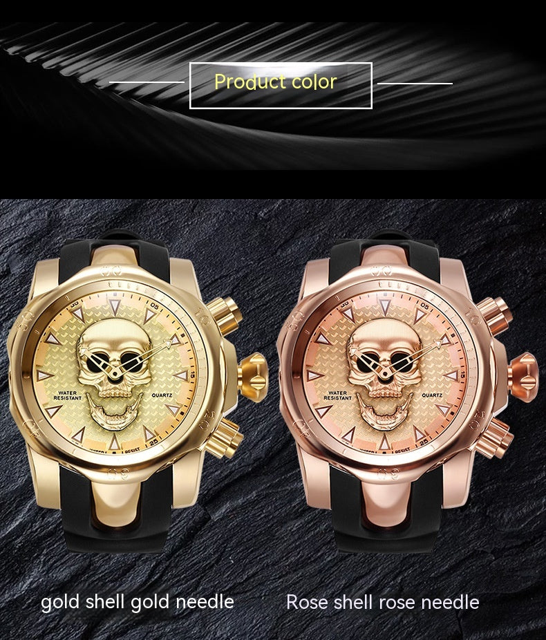 Orologio uomo teschio