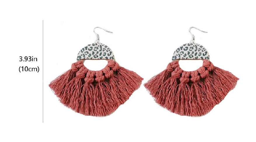 Orecchini conchiglia nappe