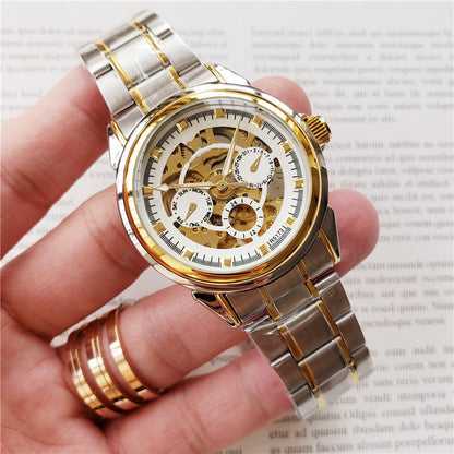Orologio uomo meccanico con cinturino