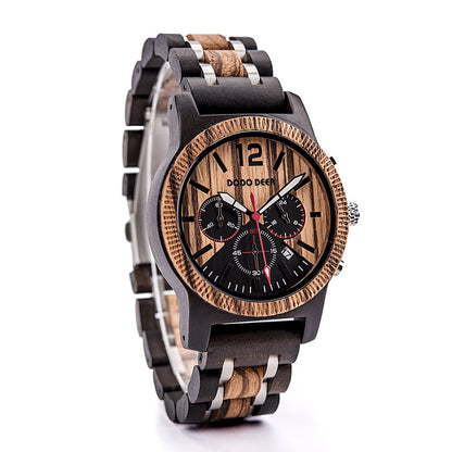 Orologio uomo legno casual