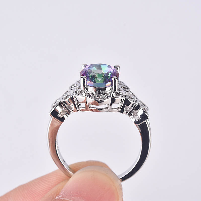 Anello farfalla multicolore