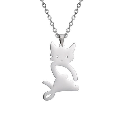 Collana gattino e pesce